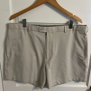 NWOT Peter Millar Golf Shorts Khaki Size 38 6” Inseam